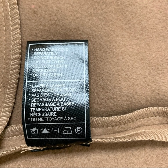 BB Dakota Felt Cute Might Cozy Coat Jacket Steve Madden Wrap Camel Revolve XS - Picture 12 of 14